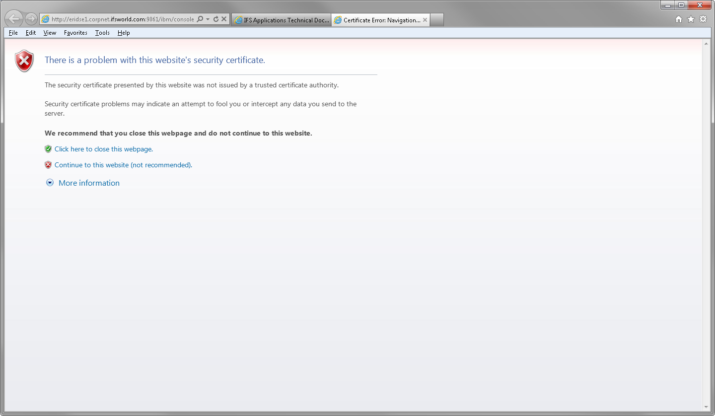 Manually Configure WebSphere for Extended Server